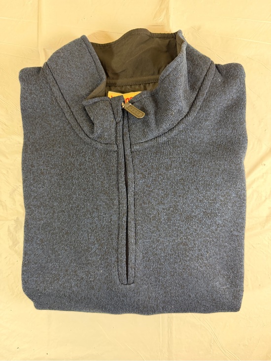Wrangler Other - Wrangler Men's Zip-Neck Sweater in Heather Blue